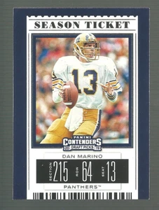 2019 Panini Contenders Draft Picks - Season Ticket Dan Marino #26 - Picture 1 of 2