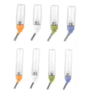 Rabbit Water Bottles Clear Dispenser for Guinea Pigs Hamster No-Drip - Picture 1 of 14