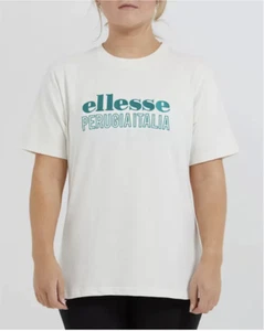 Ellesse Ladies Logo T-Shirt in Off White - Size XL XXL - Picture 1 of 11