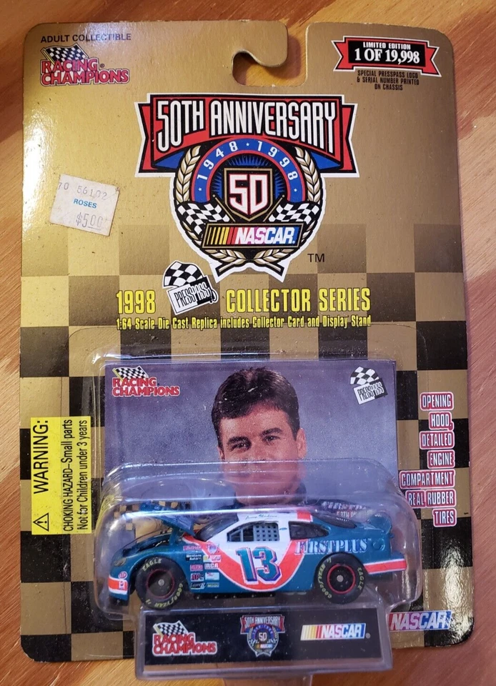 Racing Champions 50th Anniversary 1998 Press Pass Collector Series 1 64