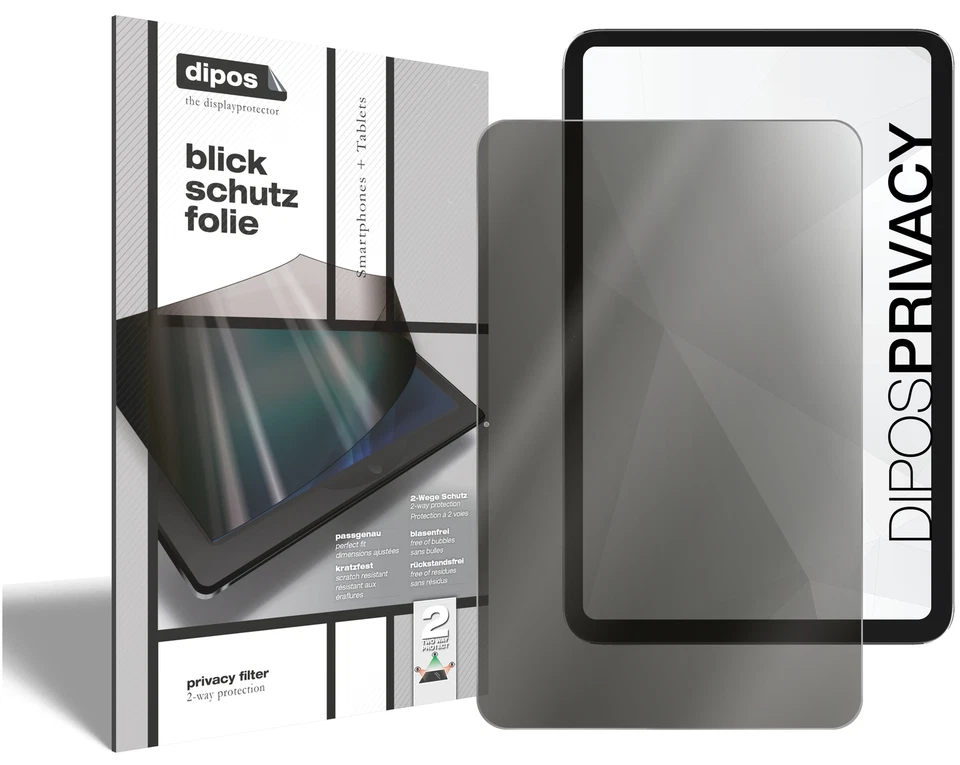 Screen Protector for Nokia T20 Privacy Filter 2-Way Protection dipos - Image 1 of 4