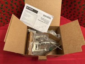 6410BN MOEN Eva 4 in. Centerset 2-Handle High-Arc Bath Faucet in Brushed Nickel - Picture 1 of 6
