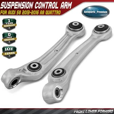 2Pcs Front Lower Forward Control Arm for Audi S8 2013-2016 A8 Quattro 2011-2015 - Image 1 of 4