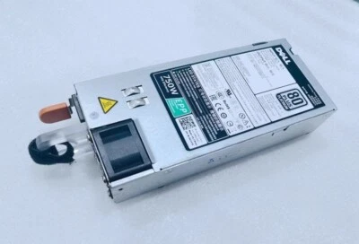 POWER SUPPLY HOTSWAP 750W DELL POWEREDGE SERVER R730xd G6W6K HTRH4 TPJ2X KNHJV - Image 1 of 2