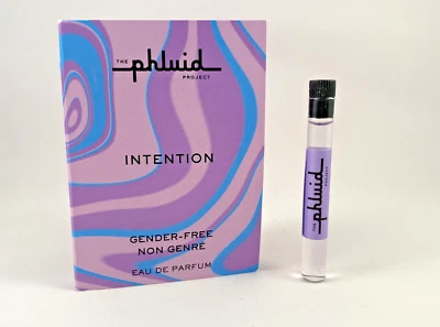 The PHLUID PROJECT INTENTION Amostra EDP Sem Gênero 1,5 ml NOVO Vegano - Imagem 1 de 3