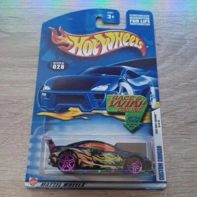 Hot Wheels 1/64 Diecast Negro Custom Mercury Cougar Foto 1 de 2