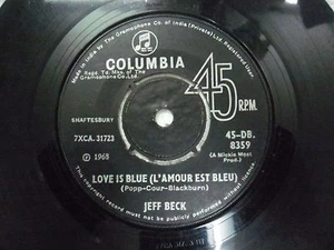 JEFF BECK 45 DB 8359 RARE SINGLE 7" INDIA INDIAN 45 rpm VG+ - Picture 1 of 2