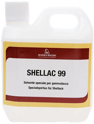 BORMA 1 L Schellack 99 Verdünnung Schellackflocken Spiritus Politur Flocken Lösemittel