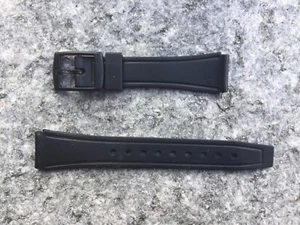 CINTURINO OROLOGIO  IN GOMMA 18 MM MORBIDO   Q&Q JAPAN CBM CORPORATION  - Picture 1 of 4