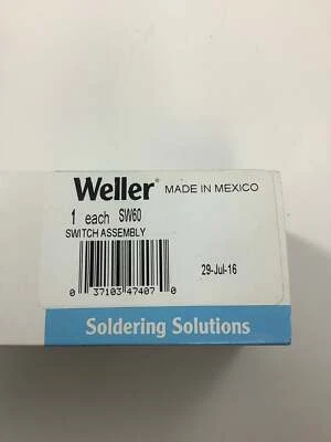 SW60 - WELLER - Switch Assembly for DS101P, DS102P, DS601P, TC201 - Image 1 of 2