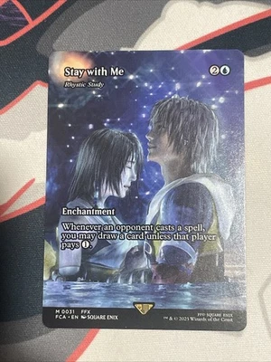 Stay with Me - Rhystic Study (Showcase) Final Fantasy: Through the Ages Regular - Image 1 of 2