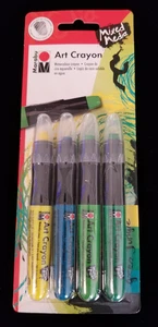 Marabu Mixed Media Kunstkreide / Aquarellkreide 4er Set - Grüner Dschungel - Neu - Bild 1 von 3