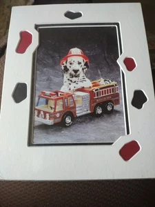 Dalmatiner Welpe Feuerwehr Bild Neu Rettungspumpe Feuerwehrauto 🚛 - Bild 1 von 3