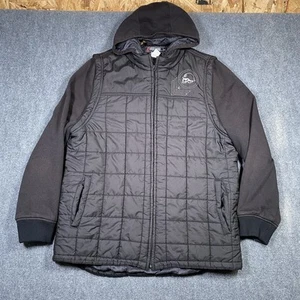 Metal Mulisha Jacket Mens XL Quilted Hooded Full Zip Skate BMX Moto - Picture 1 of 8
