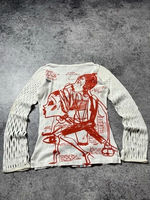 🔥Sexy Camiseta Custo Barcelona Tatuaje Malla Y2k Jean Paul Gaultier Japón JPG VIBRE Foto 1 de 4