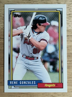 1992 Topps Traded #42T Rene Gonzales - Image 1 of 2