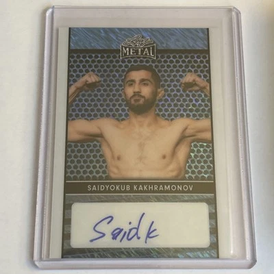 Saidyokub Kakhramonov 2024 Leaf Collective Multi Sport Light Blue Shimmer /10 - Image 1 of 2