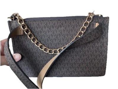 MICHAEL KORS Brown Logo BUM BAG FANNY PACK  Belt Small - Image 1 of 4