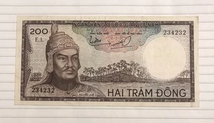 Vietnam 200 Dong 1966 P-20a VF/XF - Picture 1 of 2