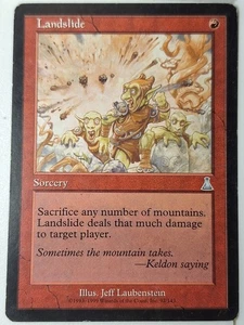 Landslide - Urza's Destiny - Magic the Gathering MTG Nice! - Picture 1 of 3