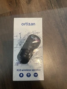 Ortizan Altoparlante Portatile Wireless Bluetooth IPX7 Impermeabile Modello X10 - Nero - Foto 1 di 3