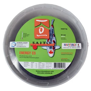 SAITO ENERGY CS Koi Sinkfutter mit arktischem Fisch Krill Koifutter Ø4 mm - 5 kg