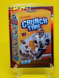 2022 Donruss Joe Burrow Crunch Time  #CT-4 Galactic SSP Cincinnati Bengals - Picture 1 of 2