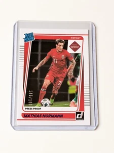 Panini Donruss 2021 Mathias Normann Norway Rated Rookie RC Press Proof /199 - Bild 1 von 2
