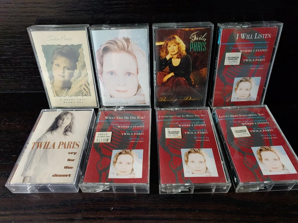 Twila Paris Cassette Lot 8 Christian Music Singer Pianist Beyond a Dream Praise - Image 1 of 1