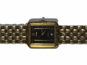 Reloj Austin Vintage Hombre Tono Dorado Rectángulo Cuerda Manual - Imagen 1 de 16