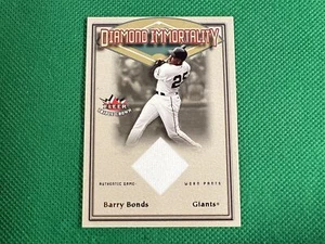 2002 Fleer Triple Crown Diamond Immortality Spiel gebraucht #1 Barry Bonds Hose - Bild 1 von 1