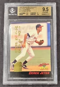 DEREK JETER 1994 Signature Rookies Prospects Mail-In Promo RC /3000 BGS 9.5 HOF - Picture 1 of 4