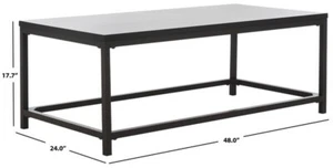 Safavieh ALEC COFFEE TABLE, Reduced Price 2172741486 AMH6545C - Picture 1 of 5