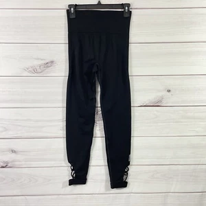 Victoria Secret Pink Ultimate Leggings Womens Size S Black Solid. - Picture 1 of 11