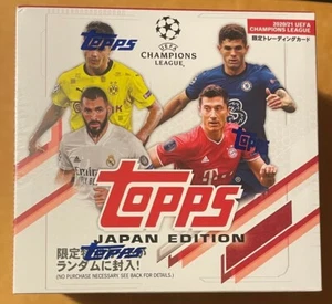 2020-21 Topps UEFA Champions League Japan Edition Soccer Sealed Box in Hand - Picture 1 of 5