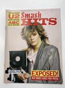 NICK RHODES : SMASH HITS MAGAZINE -1985 - U2 POSTER / KIM WILDE / ABC - Picture 1 of 12
