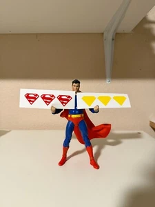 Calcomanías de vinilo permanente de Superman a escala 1/10 (7 pulgadas) para figuras de acción - Imagen 1 de 2