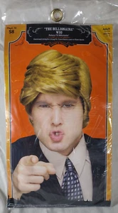 NEW - Vintage Trump Like Wig 'The Billionaire' adult one Sz fits most Halloween - Picture 1 of 2