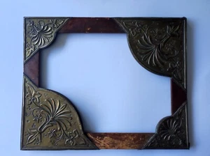 ancien cadre bois art nouveau ovale feuillure 41 cm x 32 cm frame peinture photo - Picture 1 of 8