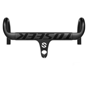 TOSEEK Carbon Fiber Handlebar Integrated Bar Stem for Road Bike Drop Bar 28.6mm - Picture 1 of 18