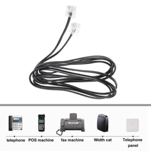  10 PCS Telefonleitung RJ11 Stecker Telefonkabel Verbindungskabel Für - Zdjęcie 1 z 12
