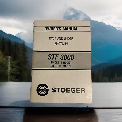 Stoeger STF 3000 Manual del propietario para escopeta de más/menos con tarjeta de garantía Foto 1 de 3
