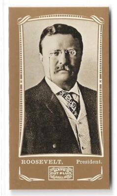 Theodore Roosevelt GOLD MINI 2009 Topps Football Mayo Cut Plug #106 RARE - Image 1 of 2