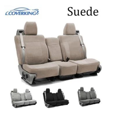Coverking Custom Seat Covers Suede Front Row - 4 Color Options - Image 1 of 4