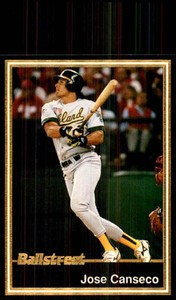 1991 Ballstreet Magazine Cards Jose Canseco #6