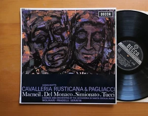 SXL 6012 WBg Cavalleria Rusticana Pagliacci Macneil Del Monaco Decca ED2 - Picture 1 of 5