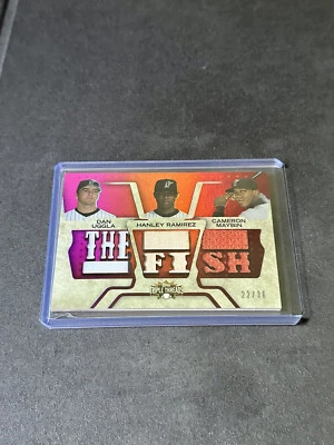 Dan Uggla/Hanley Ramirez/Maybin 2008 Topps Triple Threads Relic Combos 22/36 - Image 1 of 2