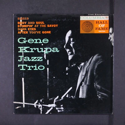 GENE KRUPA: gene krupa jazz trio COLUMBIA 7" EP 45 RPM - Image 1 of 4