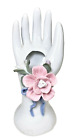 Porte-brosse florale victorienne vase à bourgeons pour femmes bague rose tenant roses