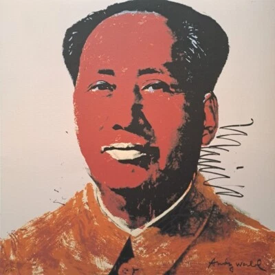 1980s Andy Warhol Signed Limited Edition Lithograph - Mao Zedong - Bild 1 von 4